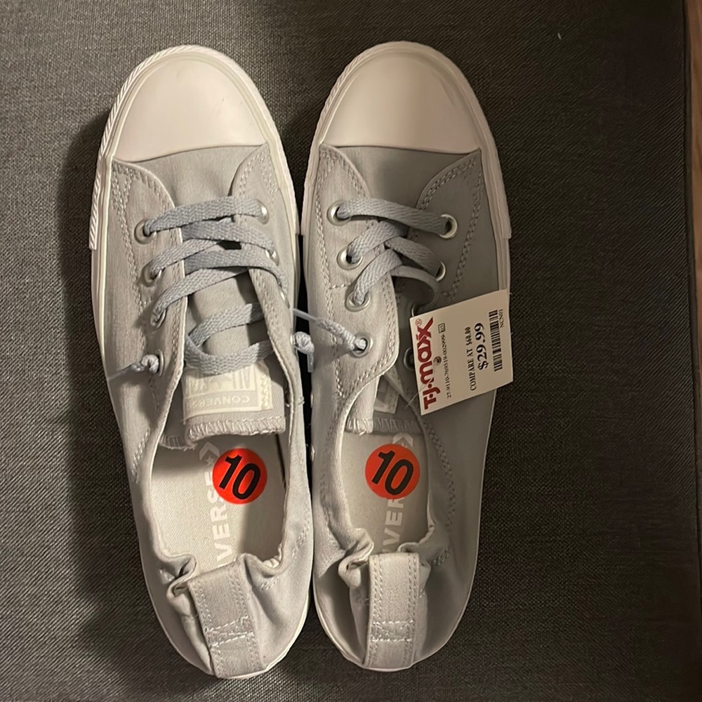 Women’s size 10 grey slip on